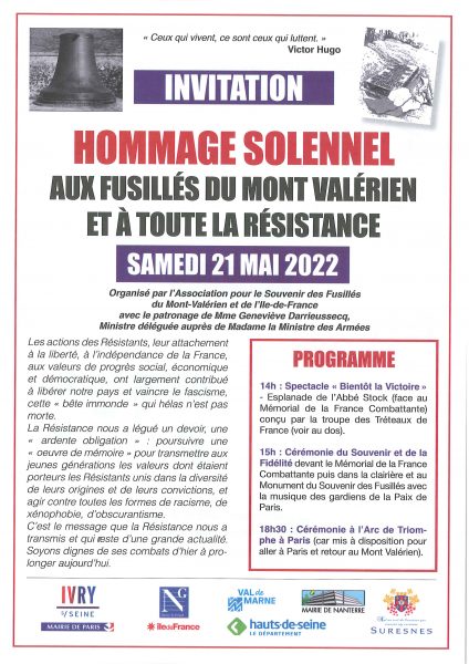 Hommage solennel 2022